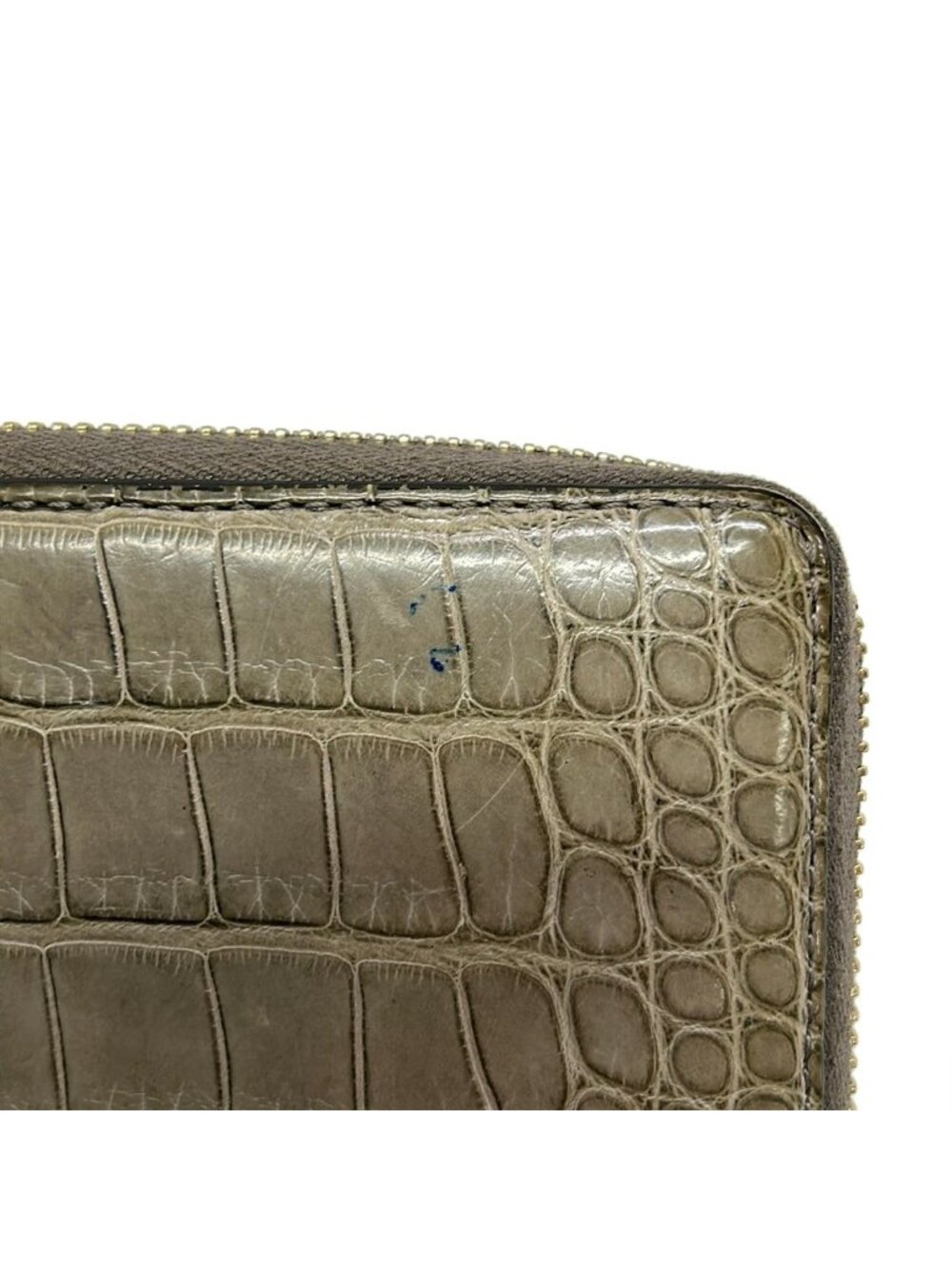 Gucci Wallet Bamboo Beige Zip Around Leather - Picture 7 of 7